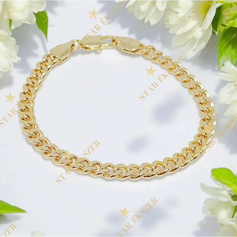 Vilma 14k GF. antiallergén karkötő 18cm