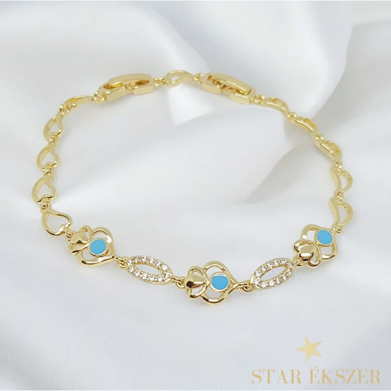 Aria 14K G.F. antiallergén karkötő 20cm