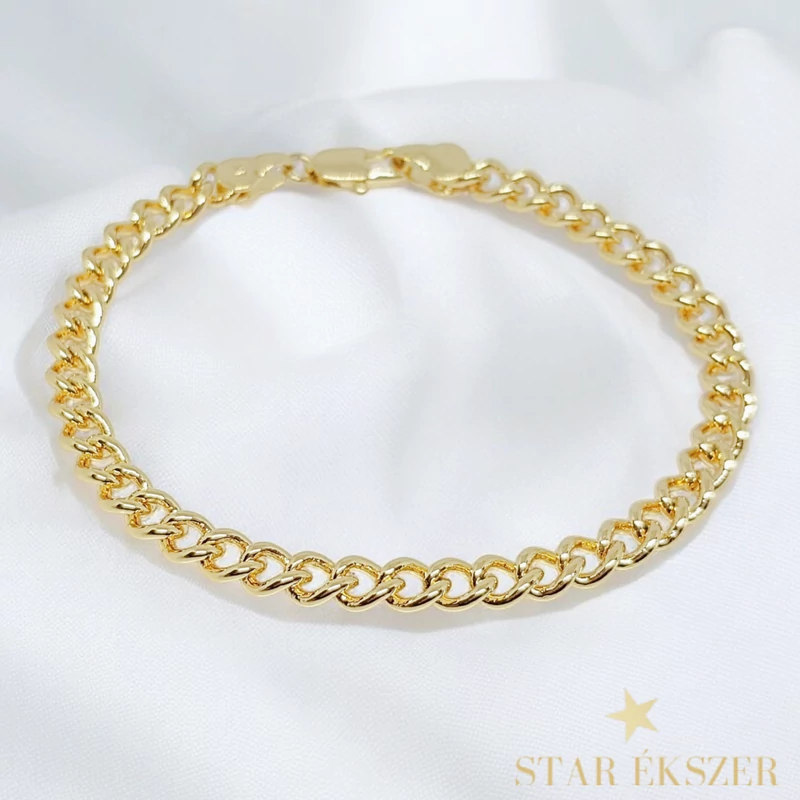 Nora 14K G.F. antiallergén karkötő 19cm