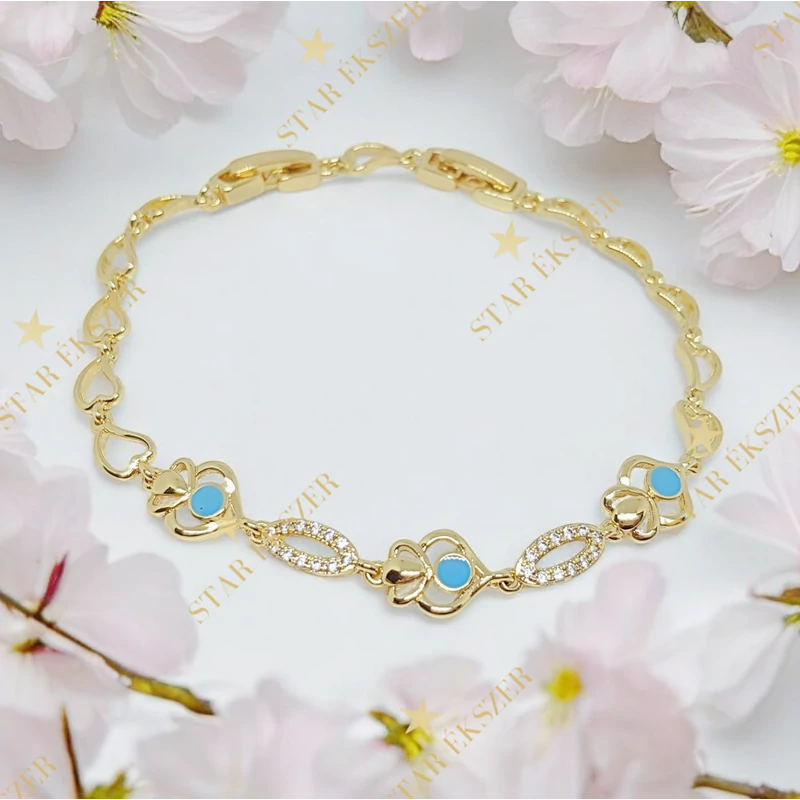 Aria 14K G.F. antiallergén karkötő 20cm