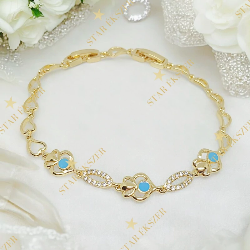 Aria 14K G.F. antiallergén karkötő 20cm