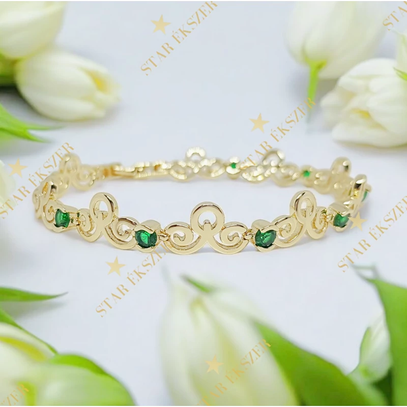 Layla 14K G.F. antiallergén karkötő 16+3cm