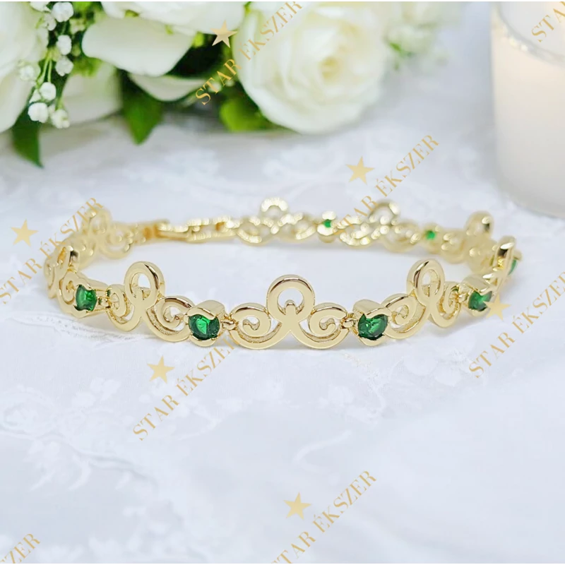 Layla 14K G.F. antiallergén karkötő 16+3cm