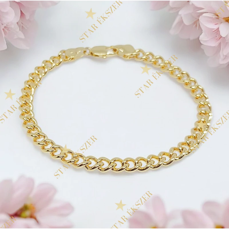 Nora 14K G.F. antiallergén karkötő 19cm