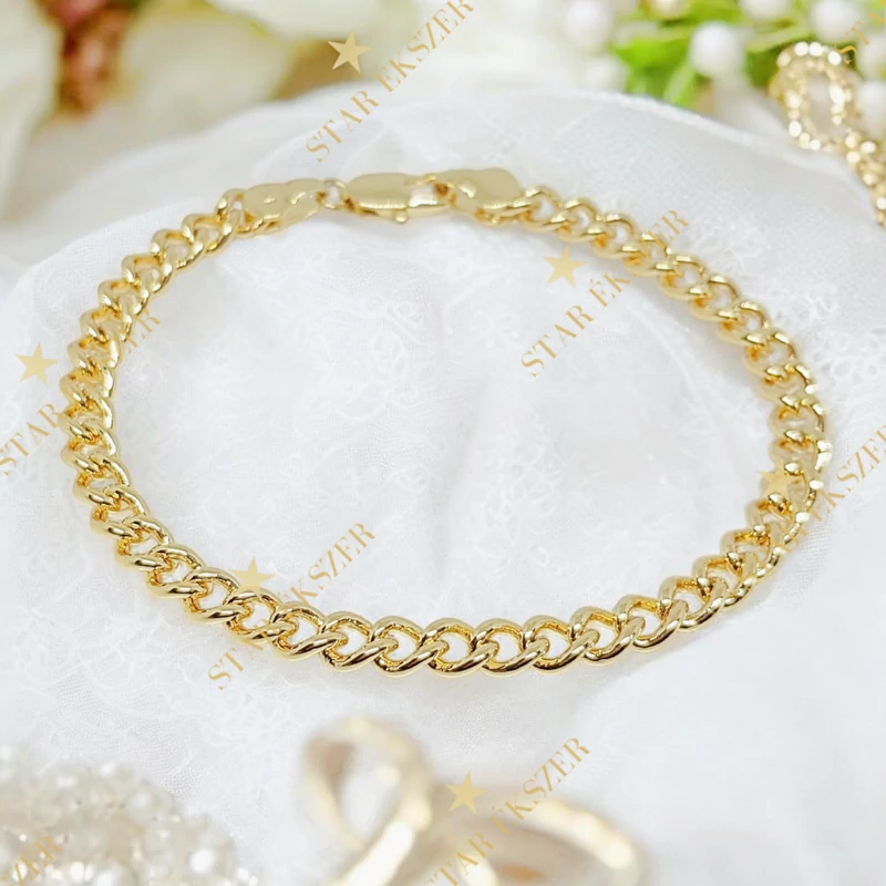 Nora 14K G.F. antiallergén karkötő 19cm