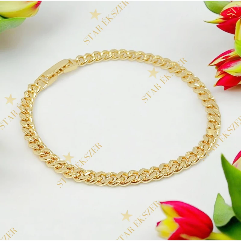 Merida 14K Gold Filled antiallergén karkötő 18cm
