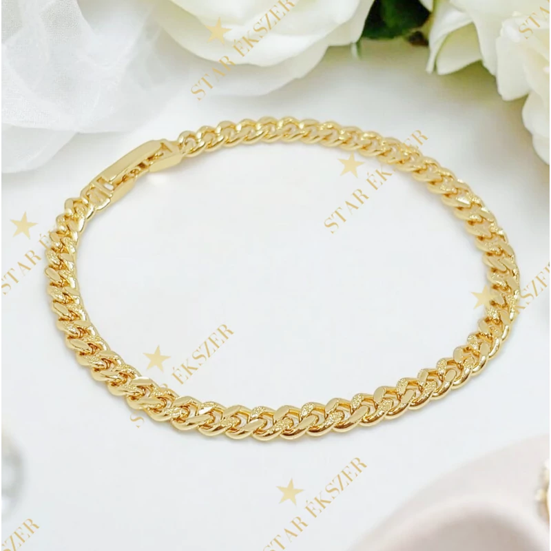 Merida 14K Gold Filled antiallergén karkötő 18cm