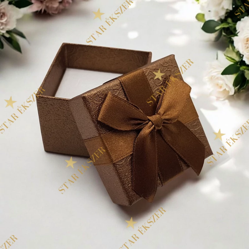 Masnis Díszdoboz gyűrűhöz barna