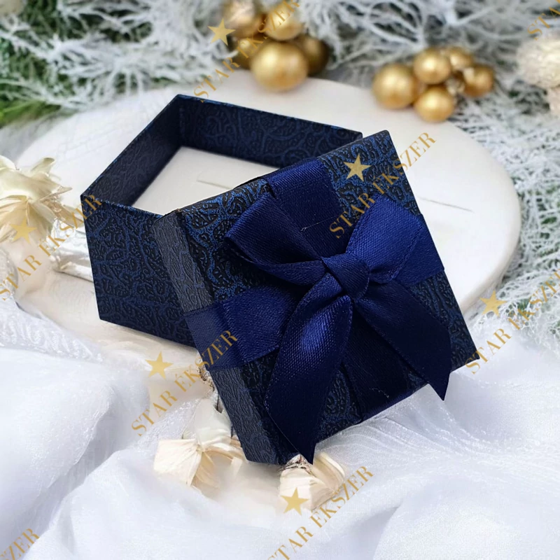 Masnis Díszdoboz gyűrűhöz kék