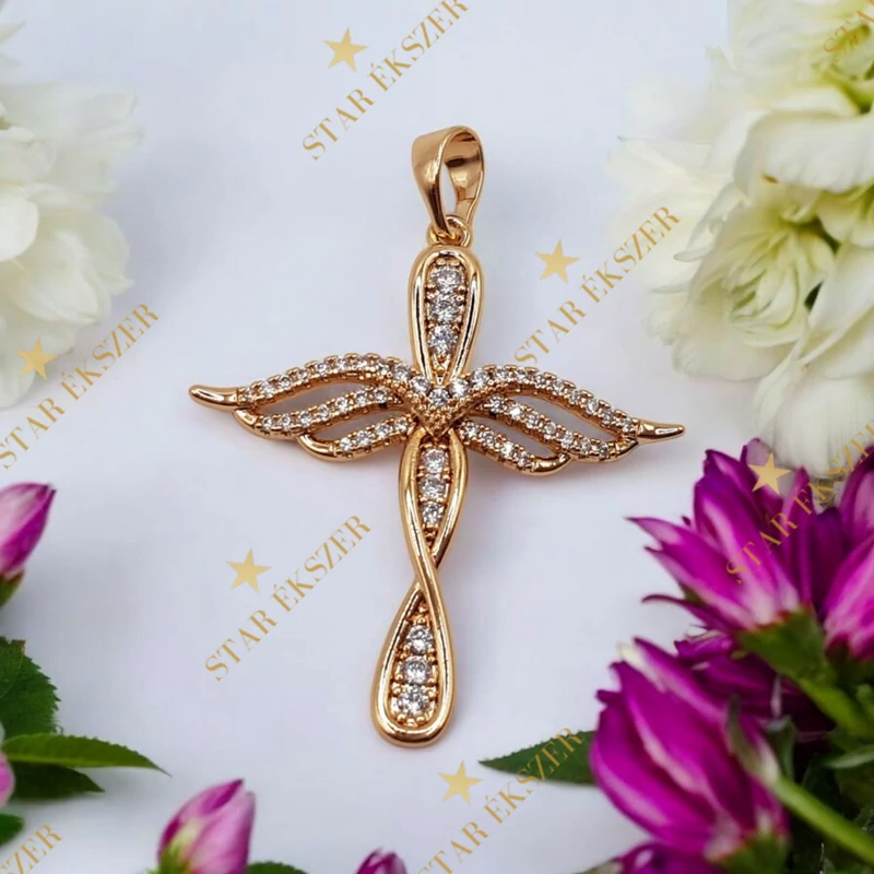 Angel 18K antillergén angyal medál