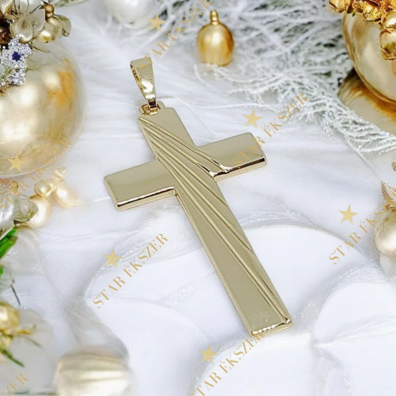 Nura 14K antillergén kereszt medál