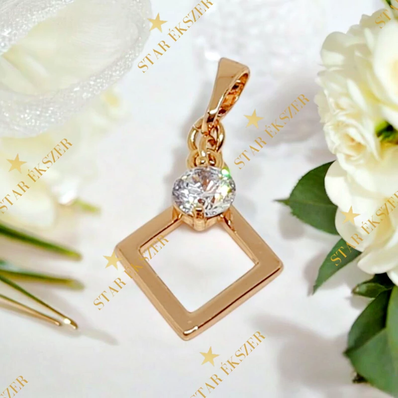 Patra 18K antillergén rombusz medál