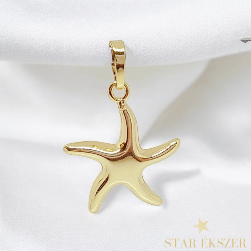 Tengeri Csillag 14K GF. antillergén medál 