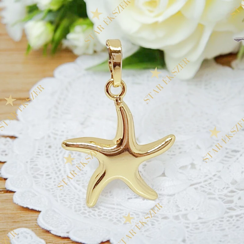 Tengeri Csillag 14K GF. antillergén medál 