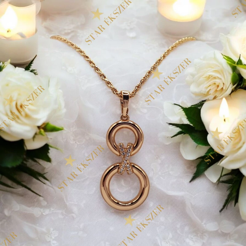 Bendigo 18K antiallergén medálos nyaklánc 50cm