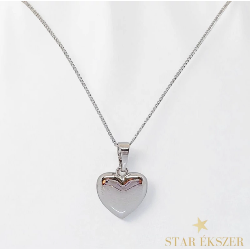 Panka White GF. antiallergén szív medálos nyaklánc 45cm