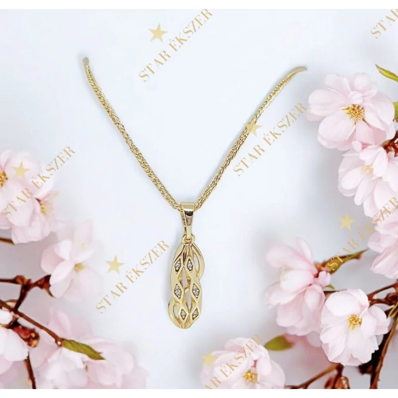 Claire 14K Gold Filled antiallergén medálos nyaklánc 45cm 