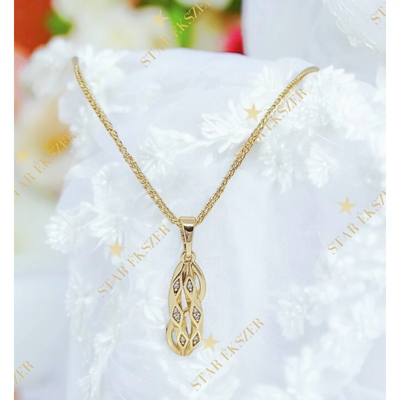 Claire 14K Gold Filled antiallergén medálos nyaklánc 45cm 