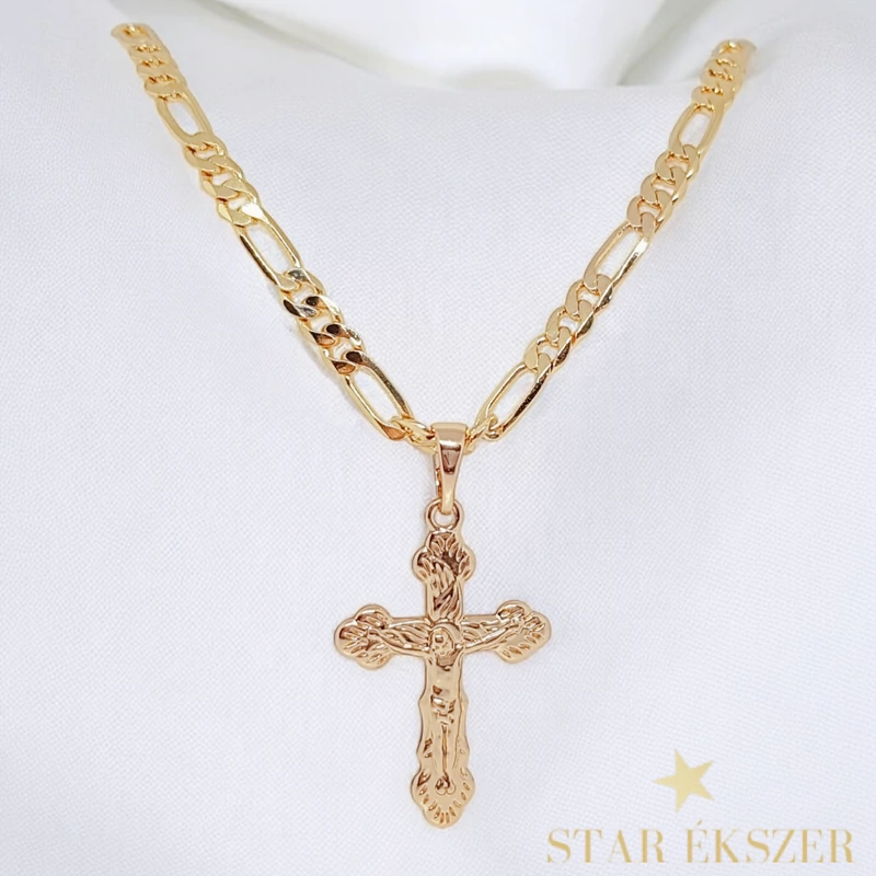 Dorien Gold Filled kereszt medálos nyaklánc 50cm