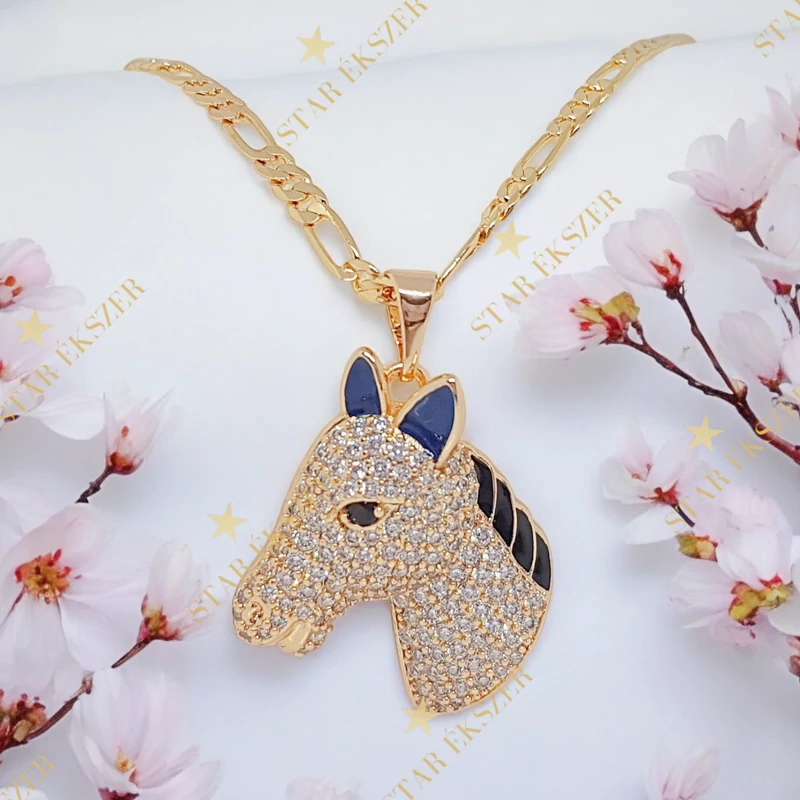 Lovas Gold Filled antiallergén Nyaklánc 50cm