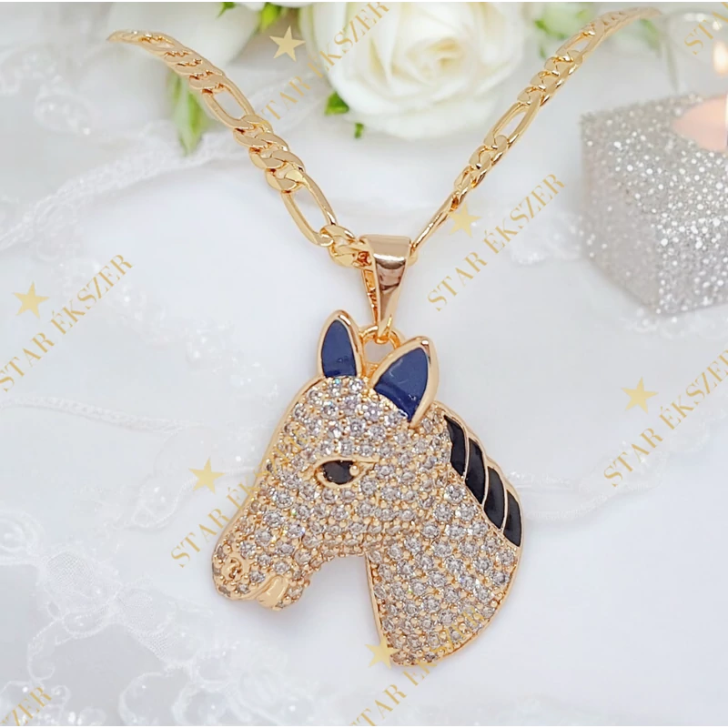 Lovas Gold Filled antiallergén Nyaklánc 50cm