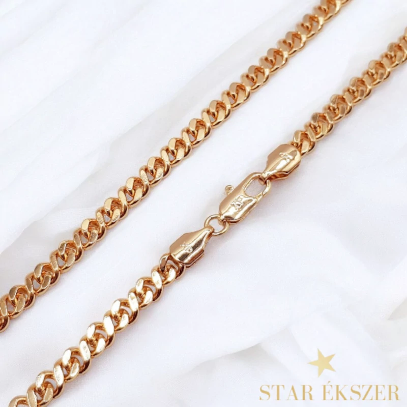 Bibia 18K antiallergén nyaklánc 60cm/5mm