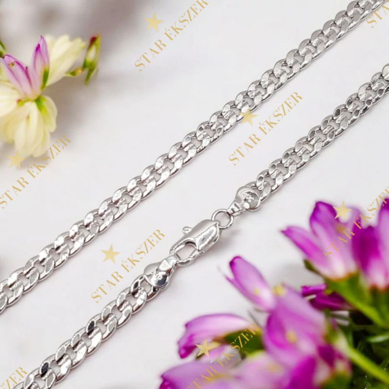 Cubano White antiallergén hagyományos nyaklánc 60cm/6mm