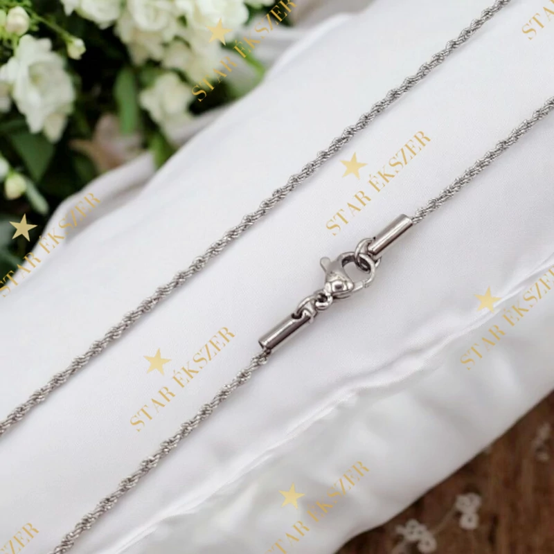 Dalia White antiallergén nyaklánc 45cm/2mm