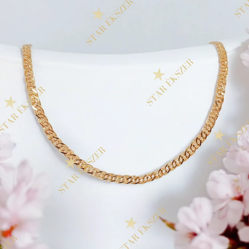 Diona 18K antiallergén nyaklánc 60cm/4mm