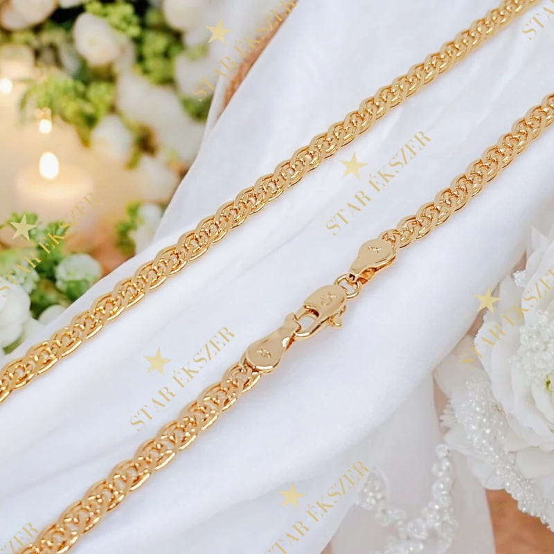 Diona 18K antiallergén nyaklánc 60cm/4mm