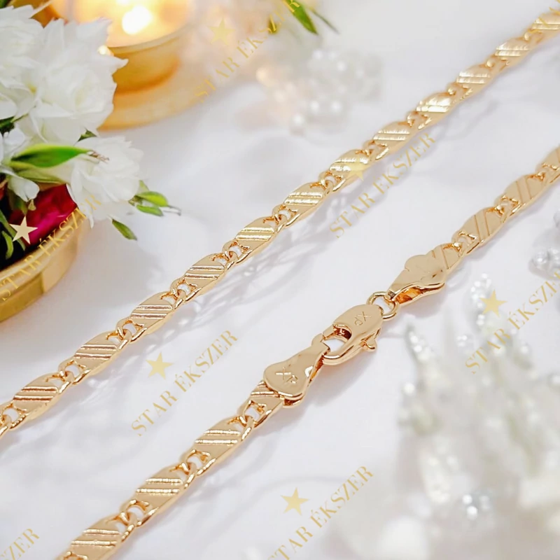Donita 18K antiallergén nyaklánc 50cm/4mm