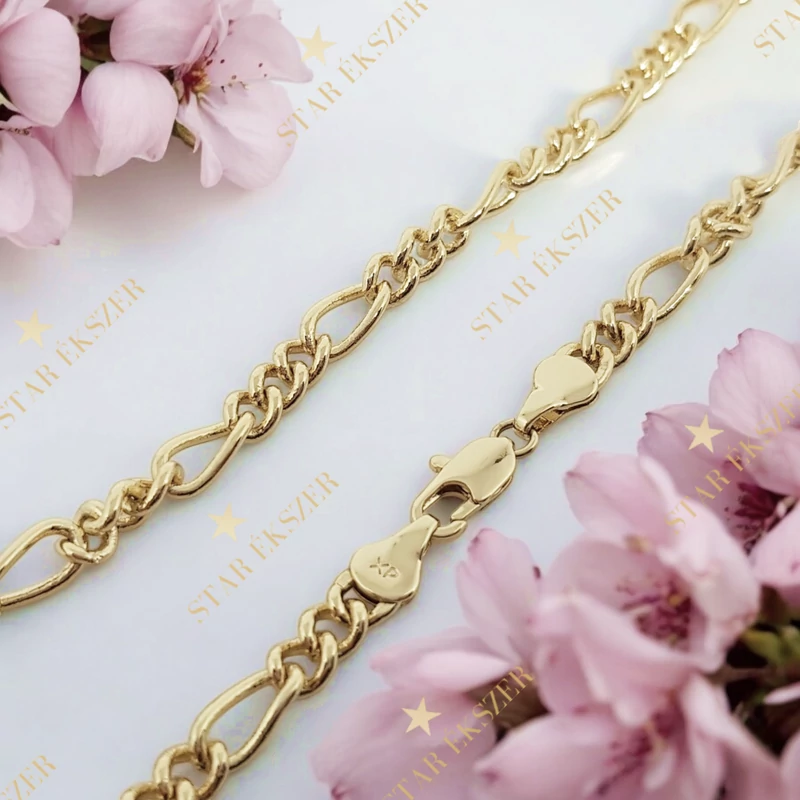 Spanish 14K GF. antiallergén férfi Nyaklánc 50cm