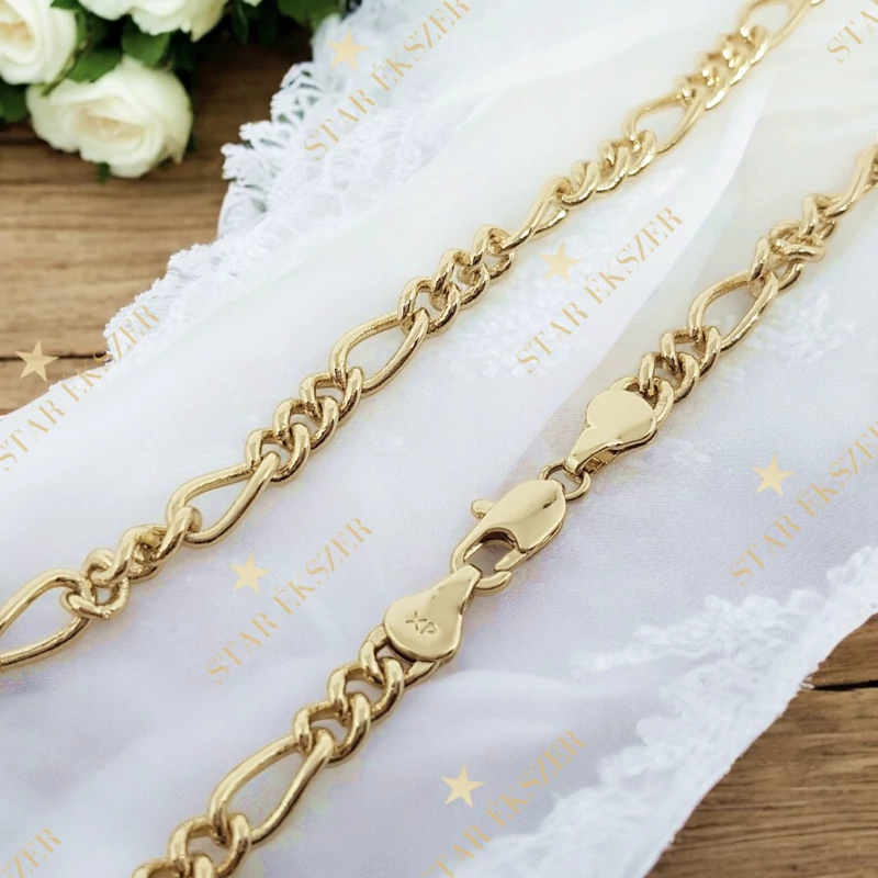 Spanish 14K GF. antiallergén férfi Nyaklánc 50cm