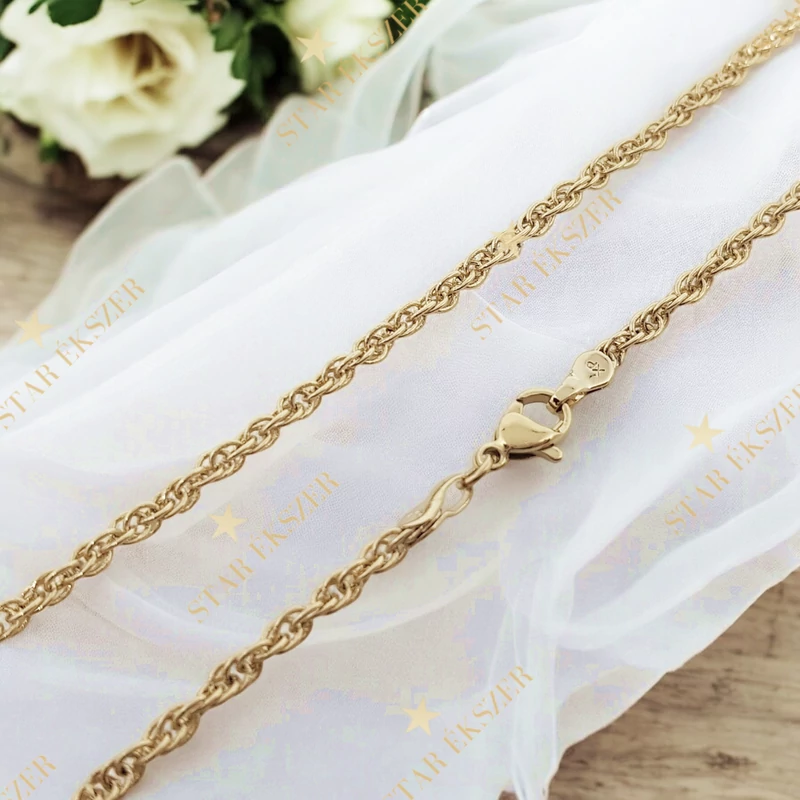 Fanni 14K GF. antiallergén Nyaklánc 45cm