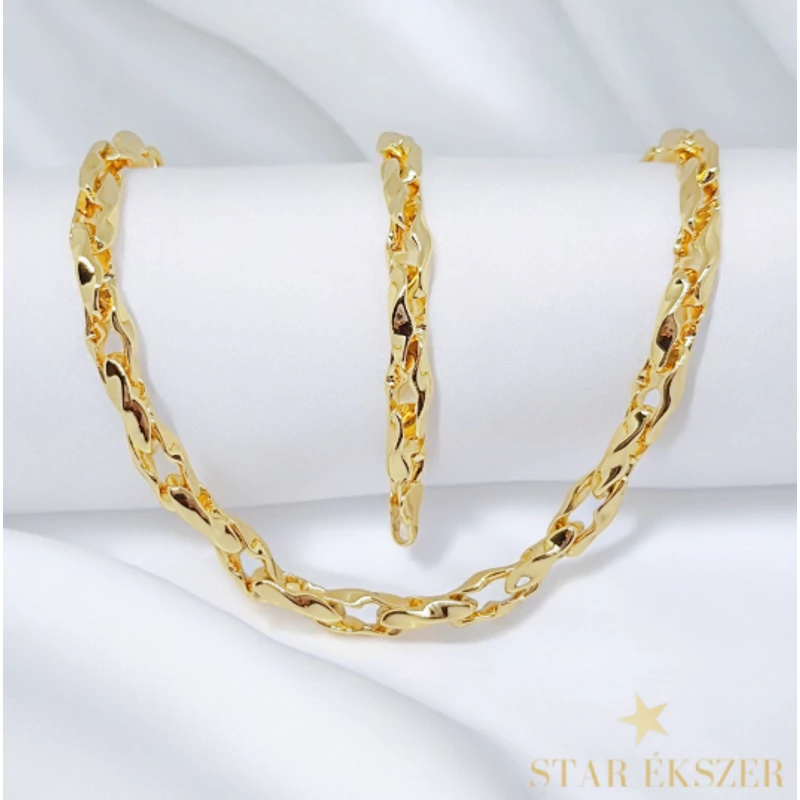 Glenda 14K GF. antiallergén Ékszerszett 45/19cm