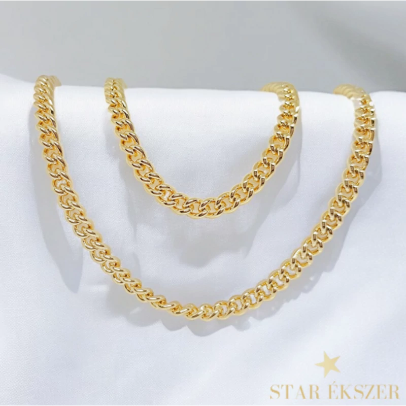 Raquel 14K GF. antiallergén Ékszerszett 50/20cm