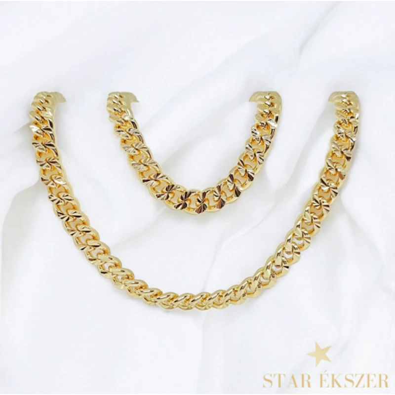 Samara 14K GF. antiallergén Ékszerszett 50/22cm
