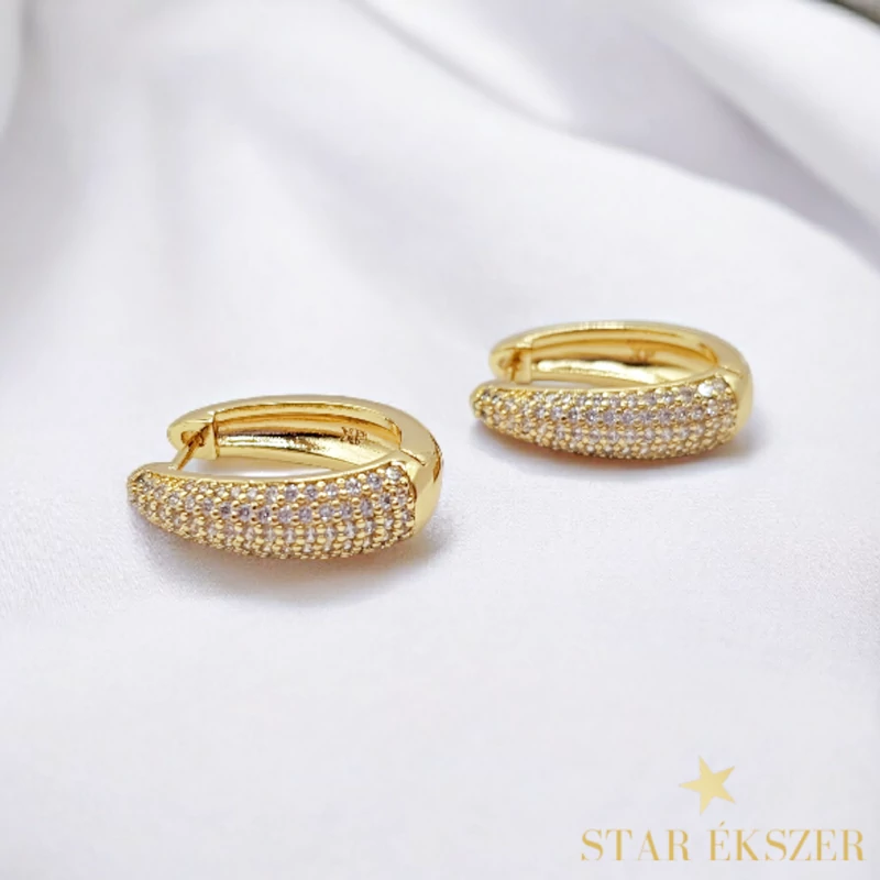 Aylen 14K antiallergén  fülbevaló