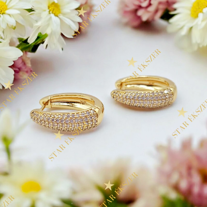 Aylen 14K antiallergén  fülbevaló