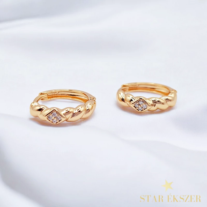 Eira 18K antiallergén fülbevaló