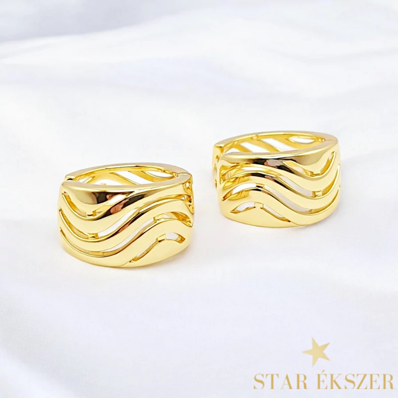 Nira 14k antiallergén fülbevaló