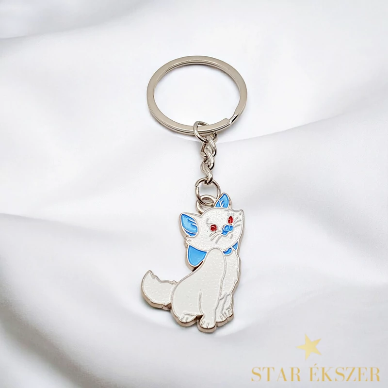 Blue Kitty – Cicafiú Fém Kulcstartó