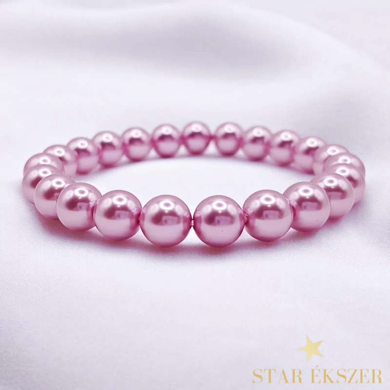 Rose Harmony – Rózsaszín Gyöngy Karkötő