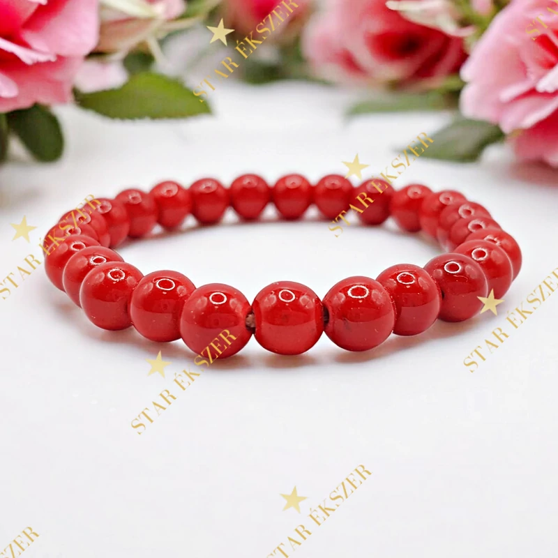 Red Power – Piros Jáspis Ásvány Karkötő