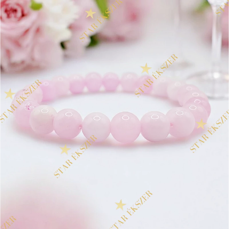 Rose Quartz Harmony – Rózsakvarc Ásvány Karkötő