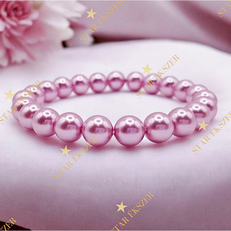 Rose Harmony – Rózsaszín Gyöngy Karkötő