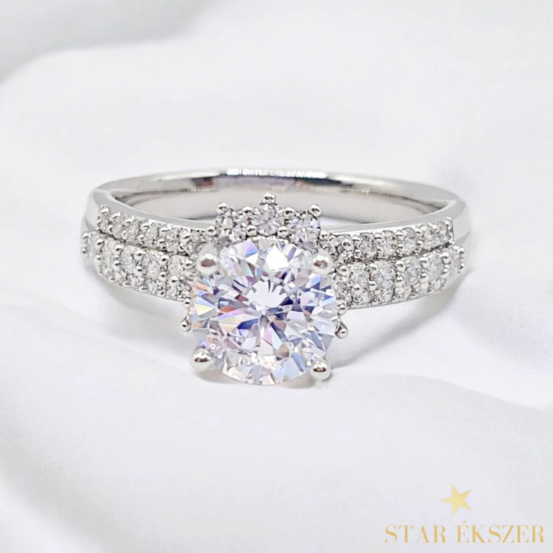 Celectia White antiallergén gyűrű 62-es