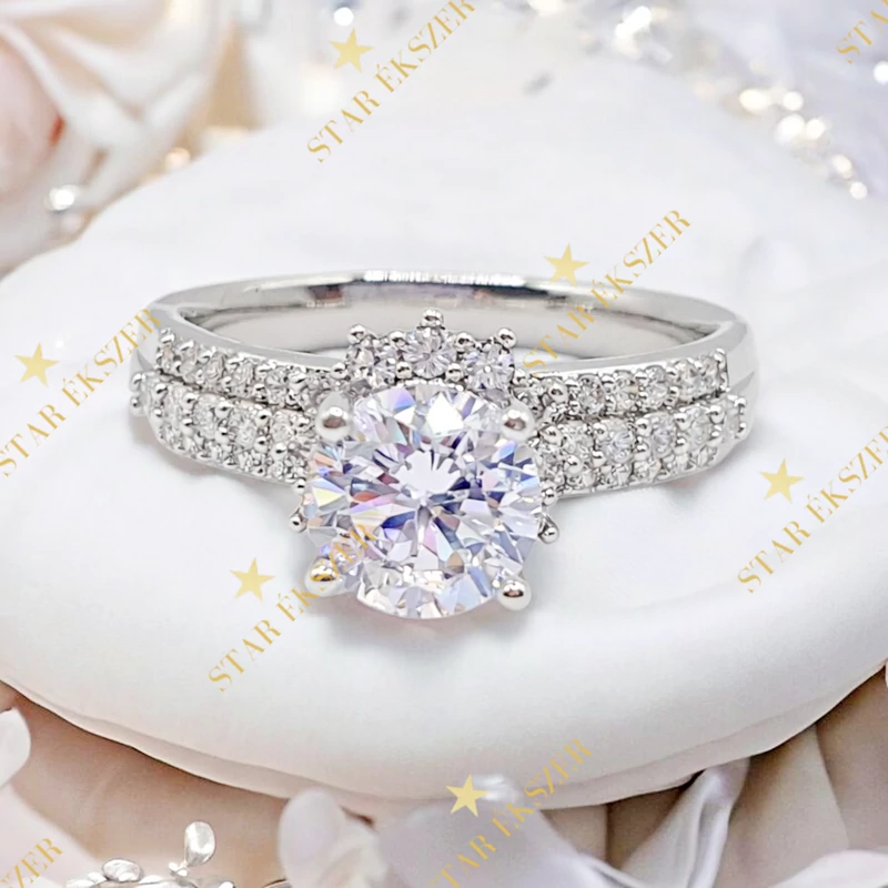 Celectia White antiallergén gyűrű 62-es