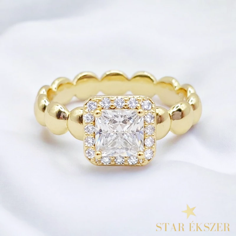 Lumibelle 14K antiallergén gyűrű 52-es