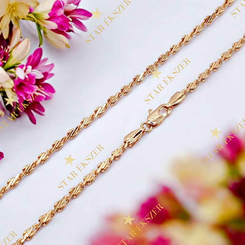 Velmira 18K antiallergén nyaklánc 50cm/3mm